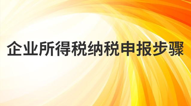 企業(yè)所得稅納稅申報的操作步驟(企業(yè)所得稅納稅申報怎么操作)