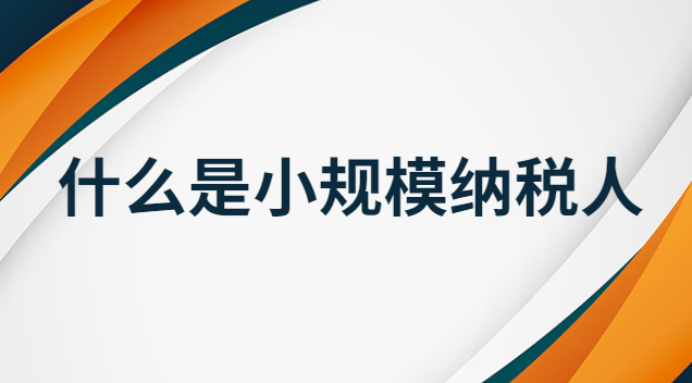 什么是小規(guī)模納稅人認證(什么是小規(guī)模納稅人專票)